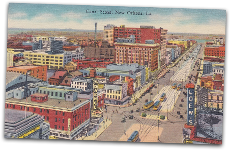 Canal Street Postcard