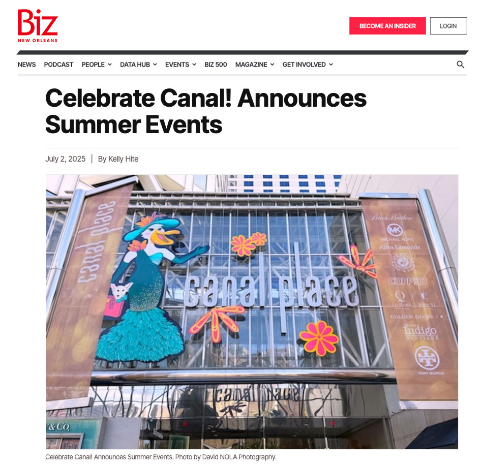 Celebrate Canal! Announces Summer Events